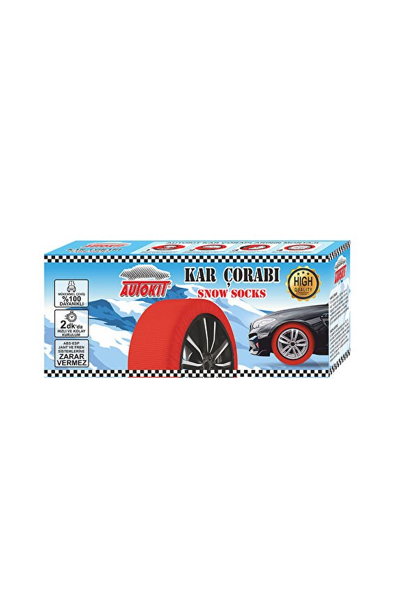 Autokit Kar Patinaj Çorabı Large