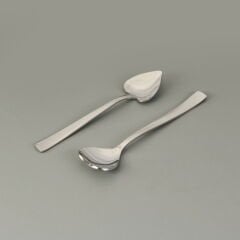 Can Canan 12'li Çay Kaşığı - Gri - 10,5 cm