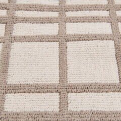 Soft Roger 2'li Banyo Paspası - Ekru / Bej - 60x100 cm + 50x60 cm