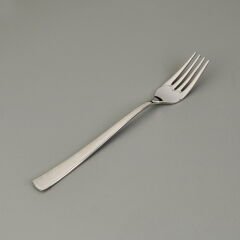 Can Canan 12'li Sade Tatlı Çatal Kaşık Takımı - Gri - 16,2 cm