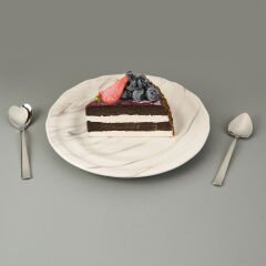 Can Canan 12'li Kahve Kaşığı - Gri - 12,8 cm