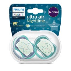 Ultra Air Gece Emziği 6-18 Ay, 2'li Paket, Erkek 1 Adet