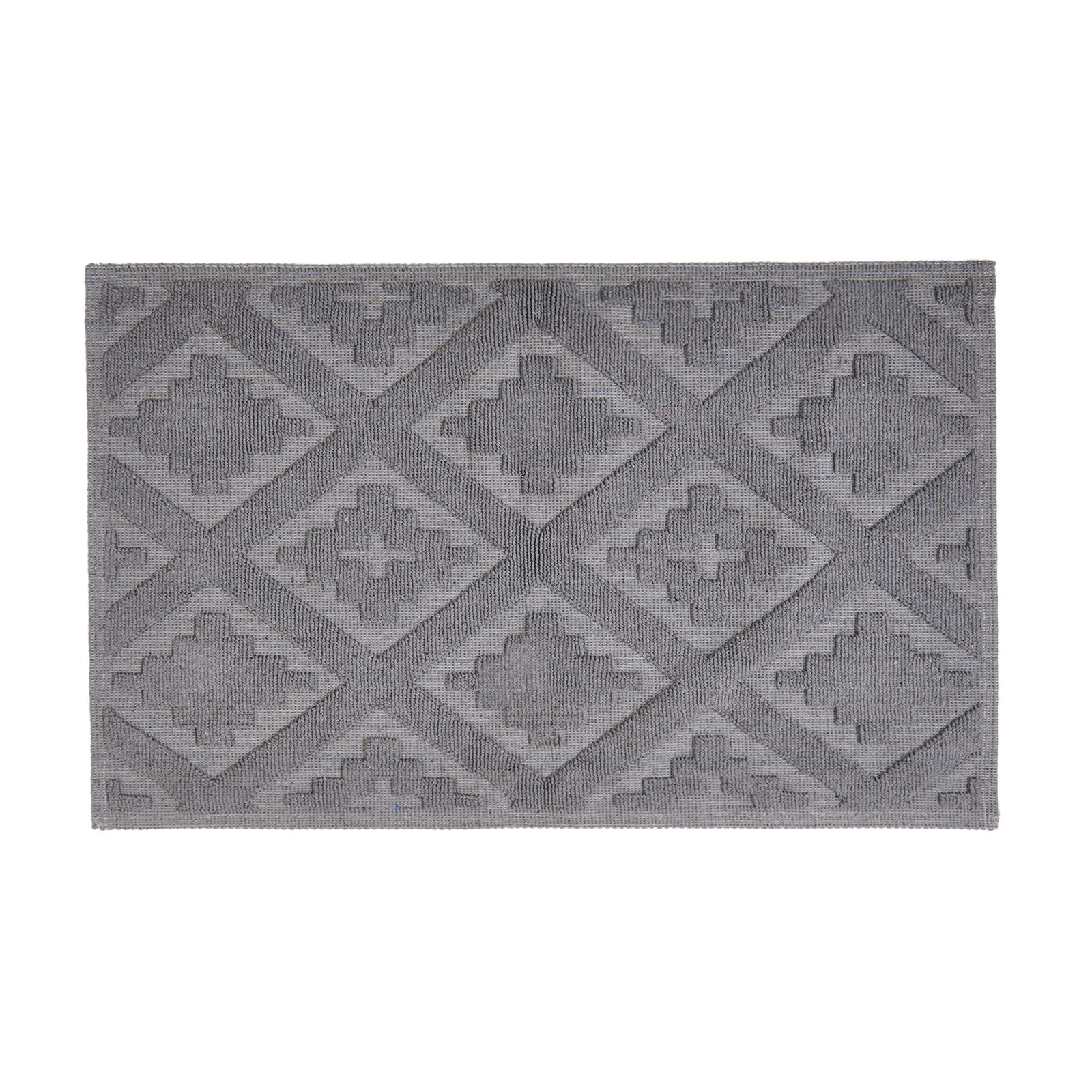 Soft Nil 2'li Banyo Paspası - Gri - 60x100 cm + 50x60 cm