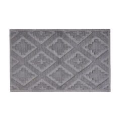 Soft Nil 2'li Banyo Paspası - Gri - 60x100 cm + 50x60 cm
