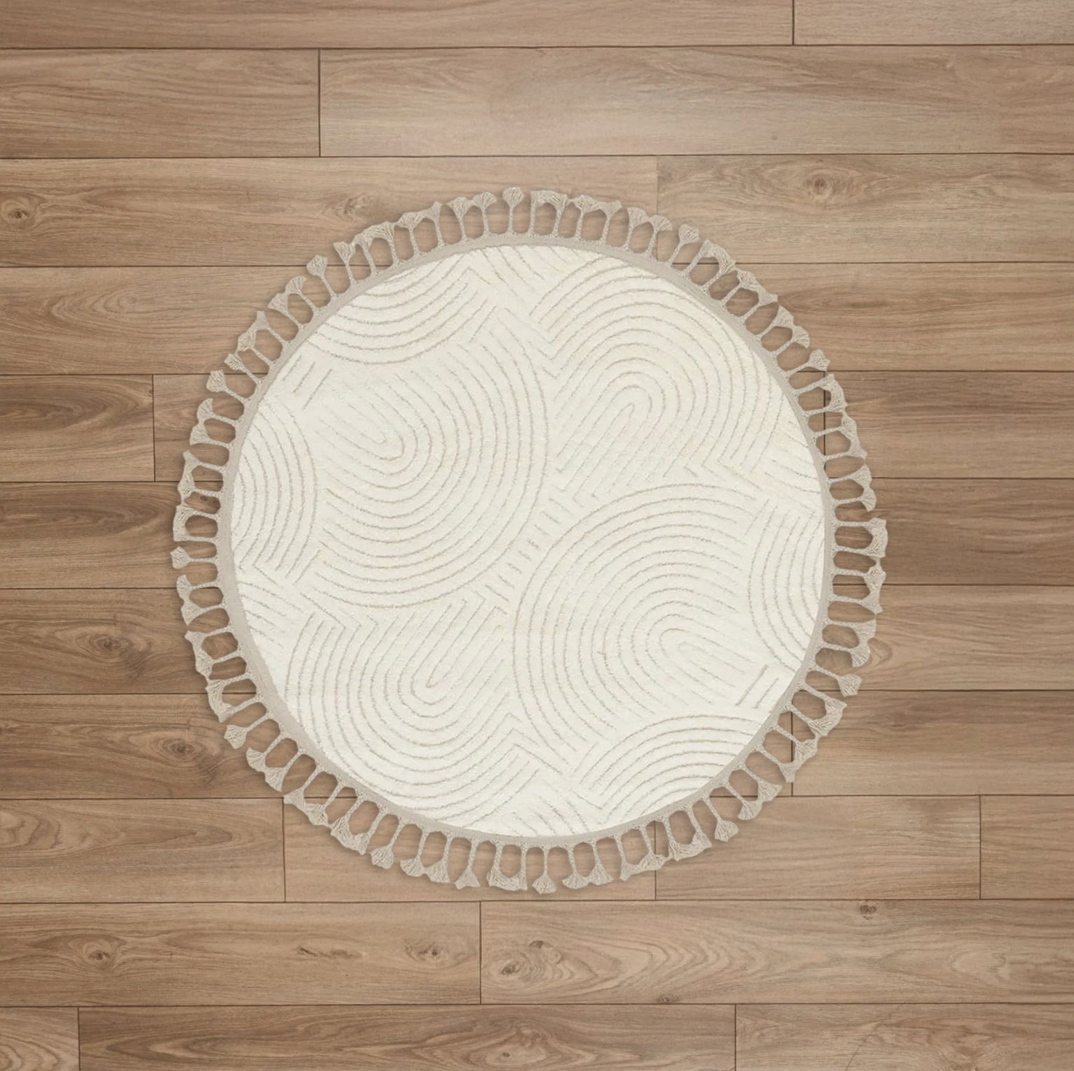 Stella Form Yuvarlak Halı - 120x120 cm