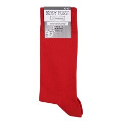 Body Pure Premium Erkek Soket Çorabı Kırmızı 40/45