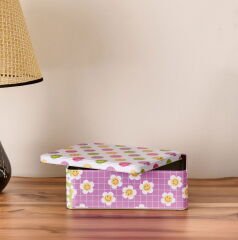 Smile Dikdörtgen Kutu - Renkli - 7 cm