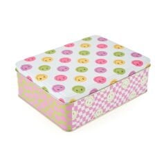 Smile Dikdörtgen Kutu - Renkli - 7 cm