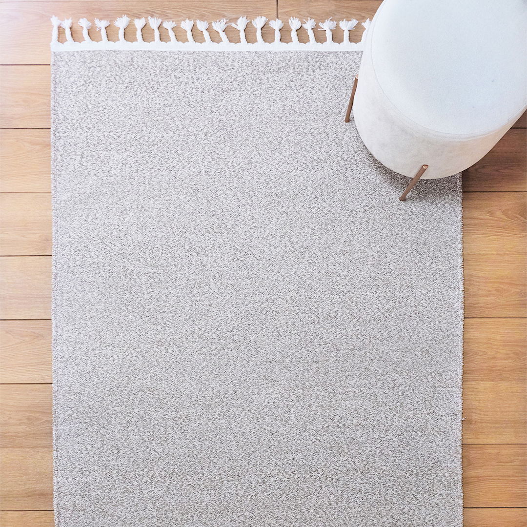 Bej Bukle Shaggy - Bej - 155x230 cm