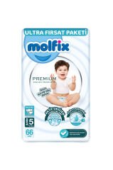 Molfix Oksijen Premium Ultra Fırsat 5 Numara 66'lı