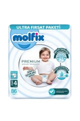 Molfix Oksijen Premium Ultra Fırsat 4 Numara 86'lı
