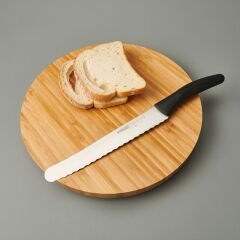 Deluxe Ekmek Bıçağı - Siyah - 18 cm