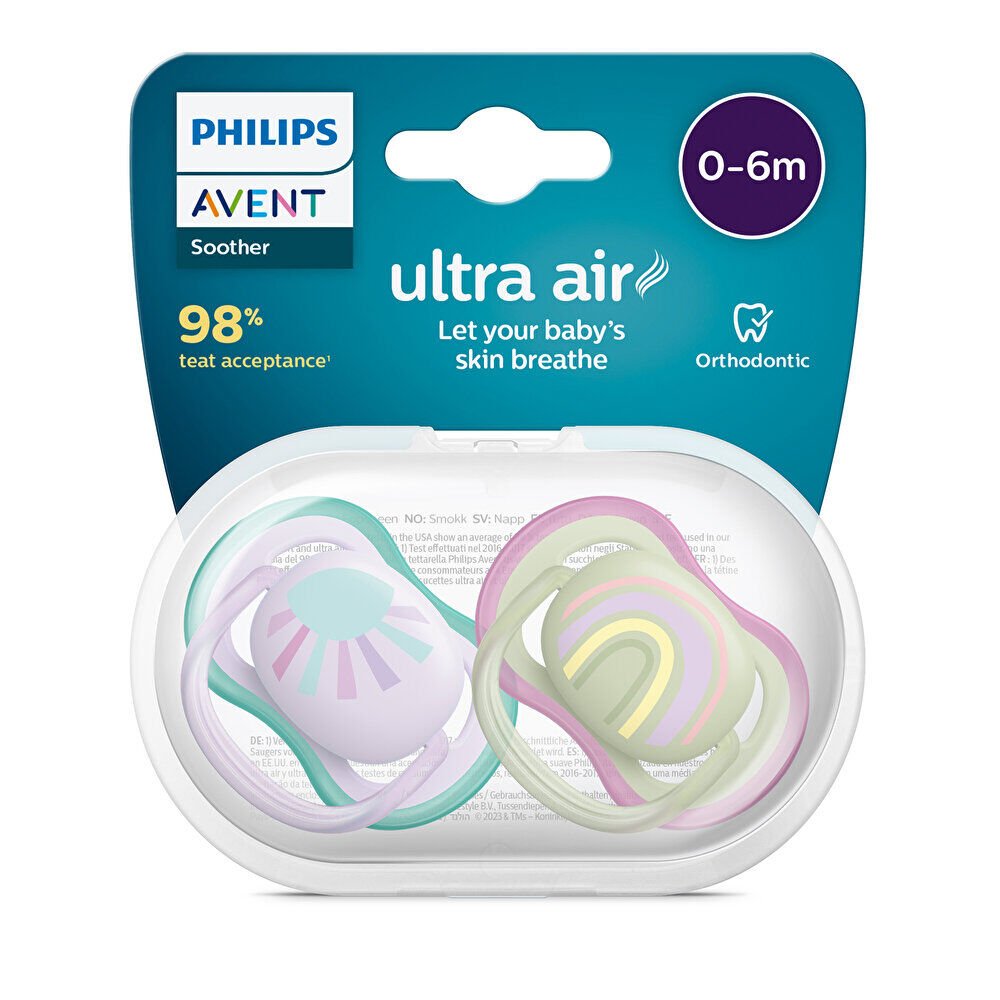 Ultra Air Emzik 0-6 Ay, 2'li Paket, Kız 1 Adet