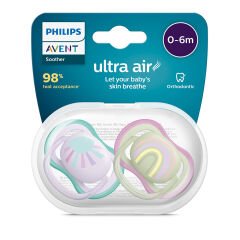 Ultra Air Emzik 0-6 Ay, 2'li Paket, Kız 1 Adet