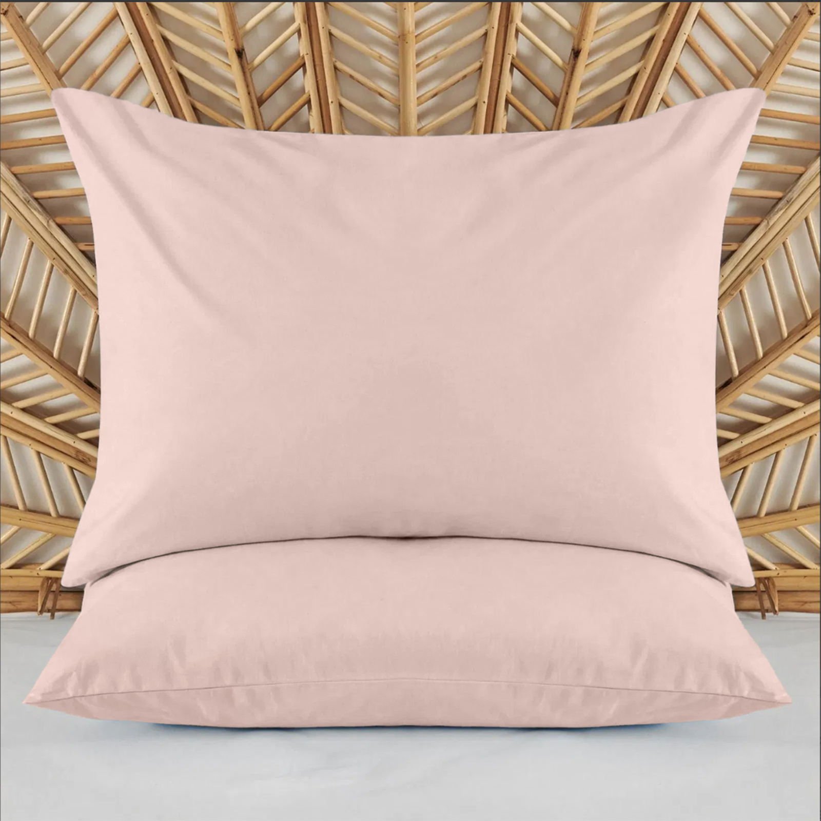 Soft Basic 2'li Yastık Kılıfı - Gülkurusu - 50x70 cm