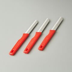 3'lü Simli Meyve Bıçağı - Asorti - 18 cm