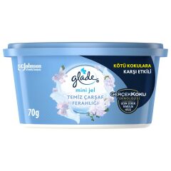 Glade Hava Tazeleyici Mini Jel Temiz Çarşaf Ferahlığı 70g