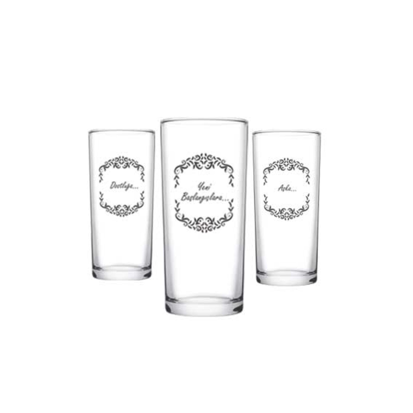 Paşabahçe Muhabbet İyi Dilek Rakı Bardağı 200 Cc