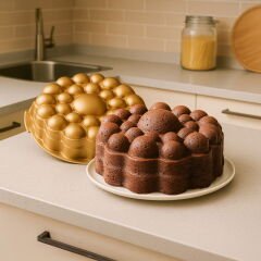 Bubble Kek Kalıbı - Gold - 26 cm