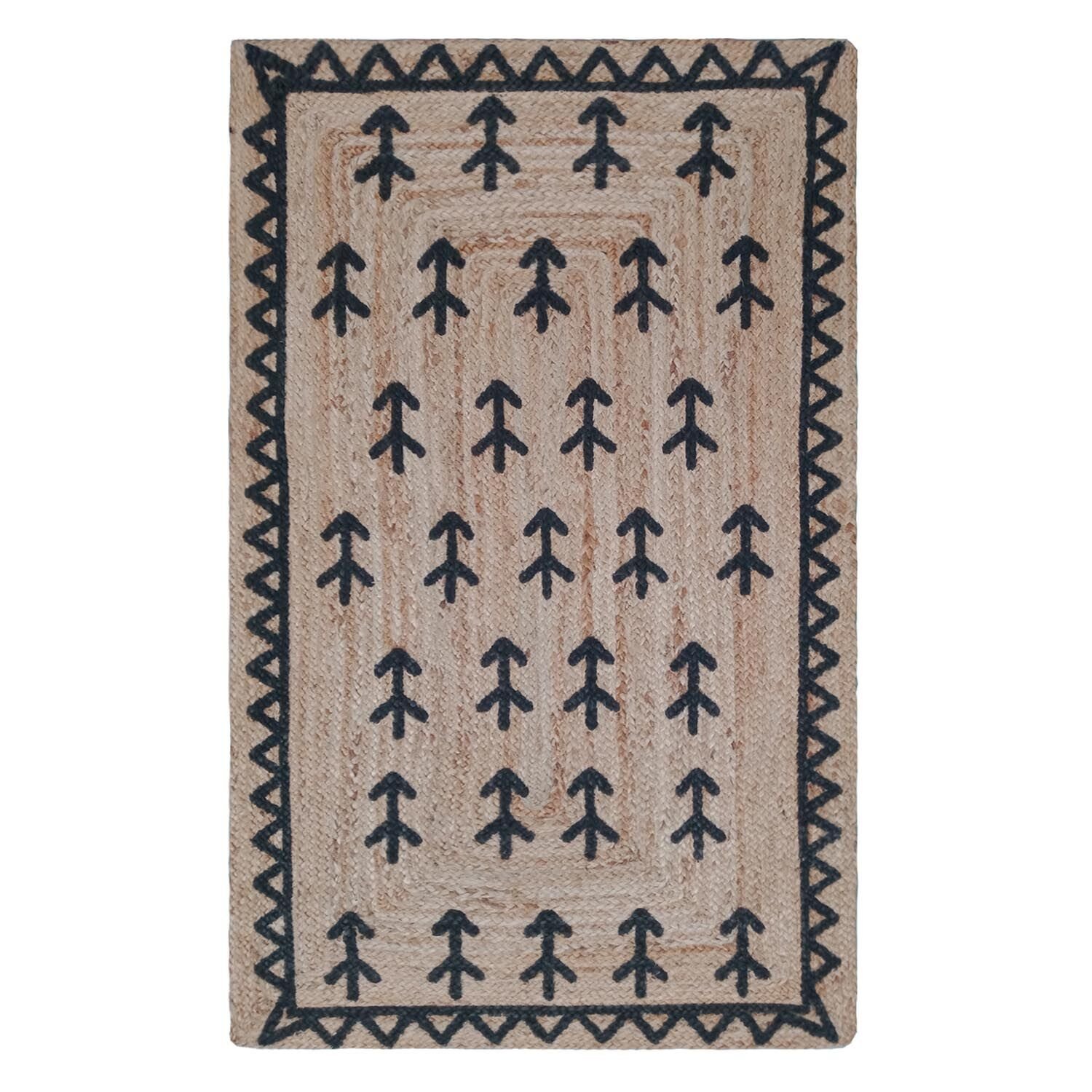 Home Bolero Jüt Örgü Halı - 120x180 cm