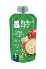 Gerber Organik Yulaflı Elma Çilek ve Muz 110 g
