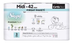 Sleepy Bio Natural Fısat Paketi Midi (3) 42'li