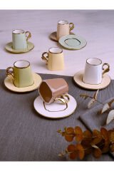 Paçi Velvet 6'lı Kahve Takımı
