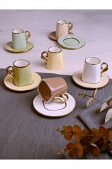 Paçi Velvet 6'lı Kahve Takımı