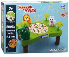 HAYVANAT BAHÇELİ HAREKETLİ BALIK TUTMA OYUNCAĞI