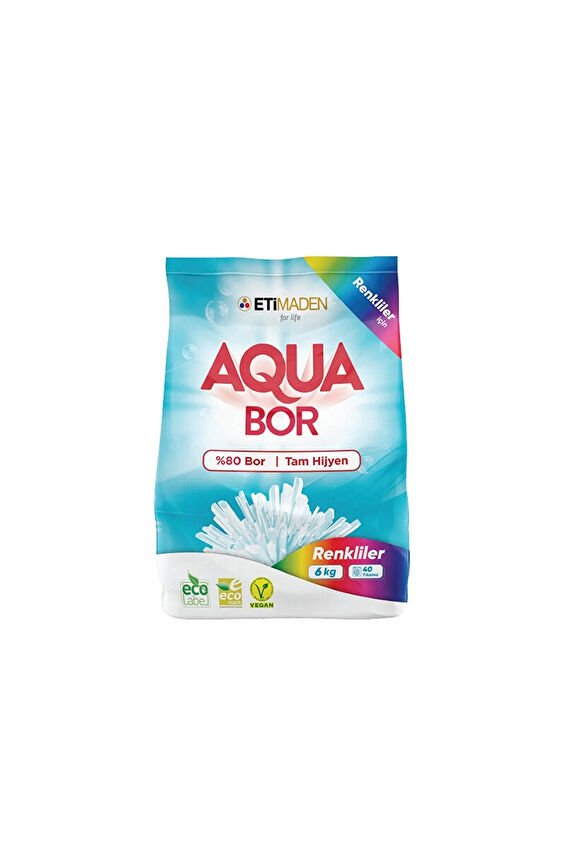 Boron Aqua Bor Deterjan 6 kg Renkli