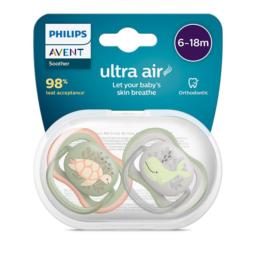 Ultra Air Emzik 6-18 Ay, 2'li Paket, Erkek 1 Adet