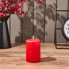 Scarlet Orta Baton Mum - Kırmızı - 7x10 cm