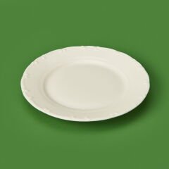 Porselen Liana Tatlı Tabağı - Krem - 19 cm