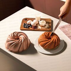 Buket Döküm Kek Kalıbı - Rose Gold - 9x24 cm