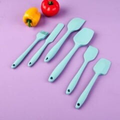 Star 6'lı Silikon Servis Seti - Mavi