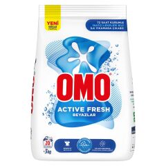 Omo Active Fresh Beyazlar Toz Çamaşır Deterjanı 3 KG 20 yıkama