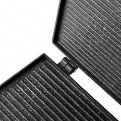 Alüminyum Döküm Lüks Büyük Tost Tavası - Siyah