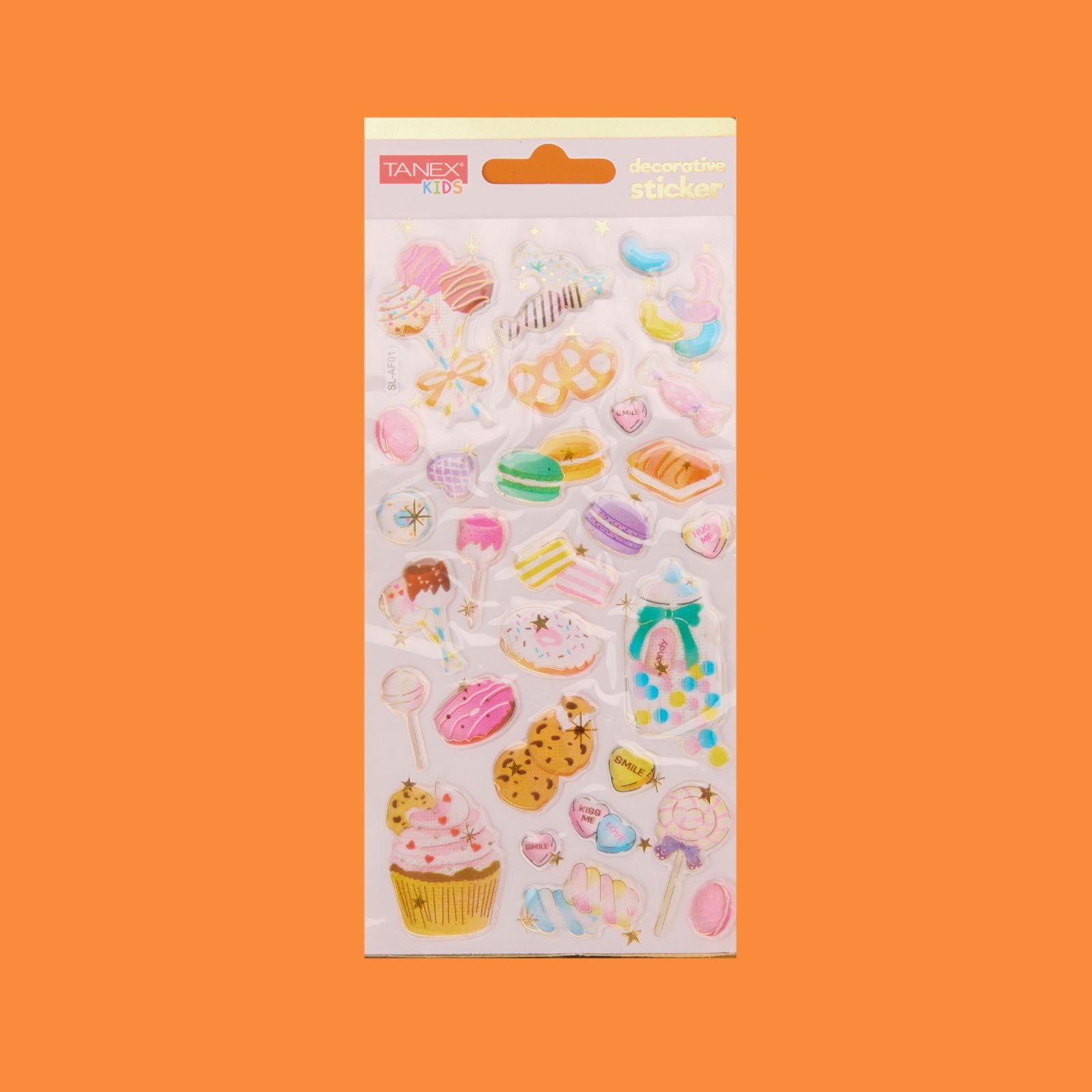 Şekerleme Temalı Sticker - Renkli