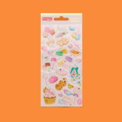 Şekerleme Temalı Sticker - Renkli