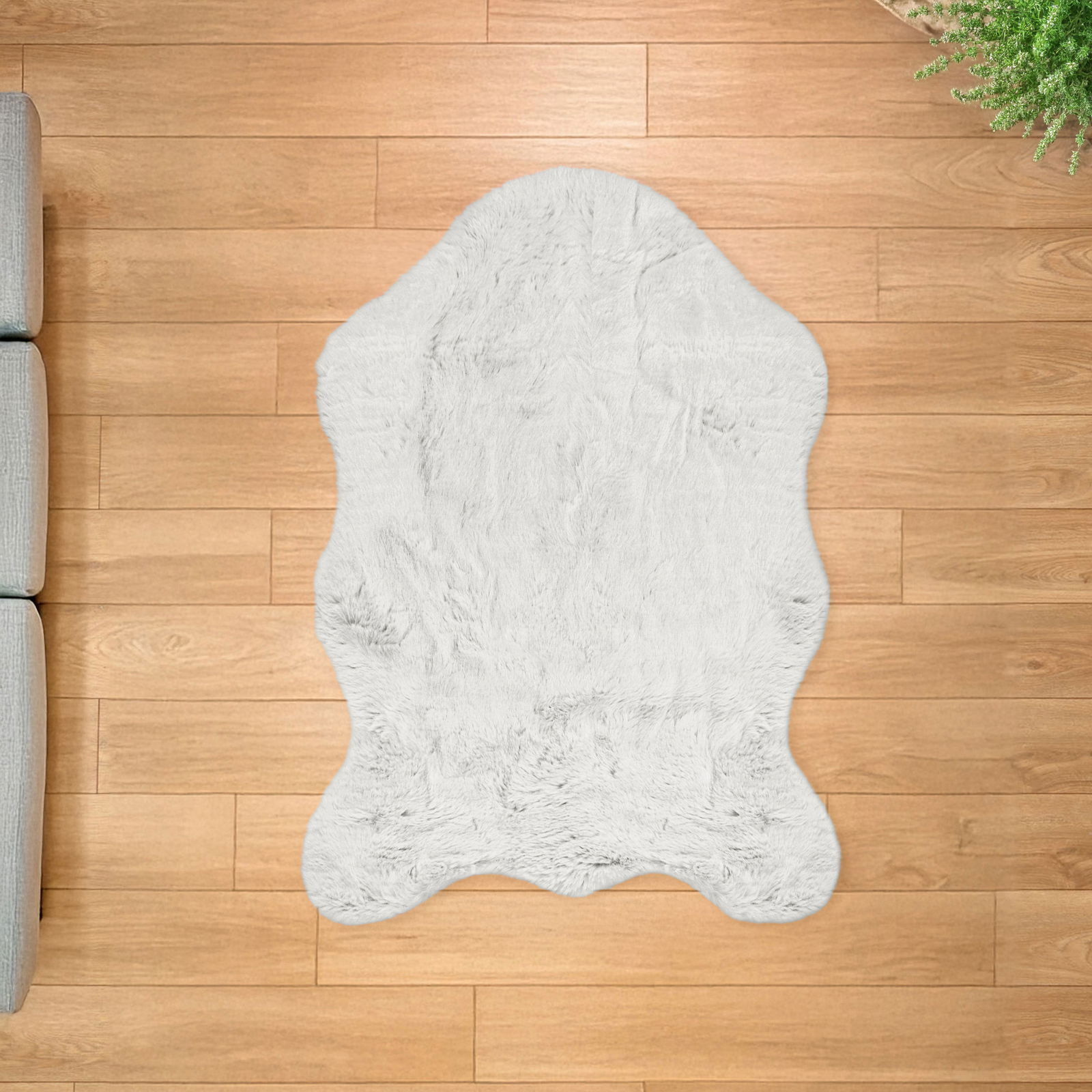 Soft Rachelle Post Halı - Açık Gri - 60x90 cm