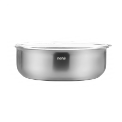 Düz Tip 3'lü Saklama Kabı - Gri