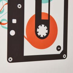 Deco Cinta Tablo - Renkli - 70x50 cm
