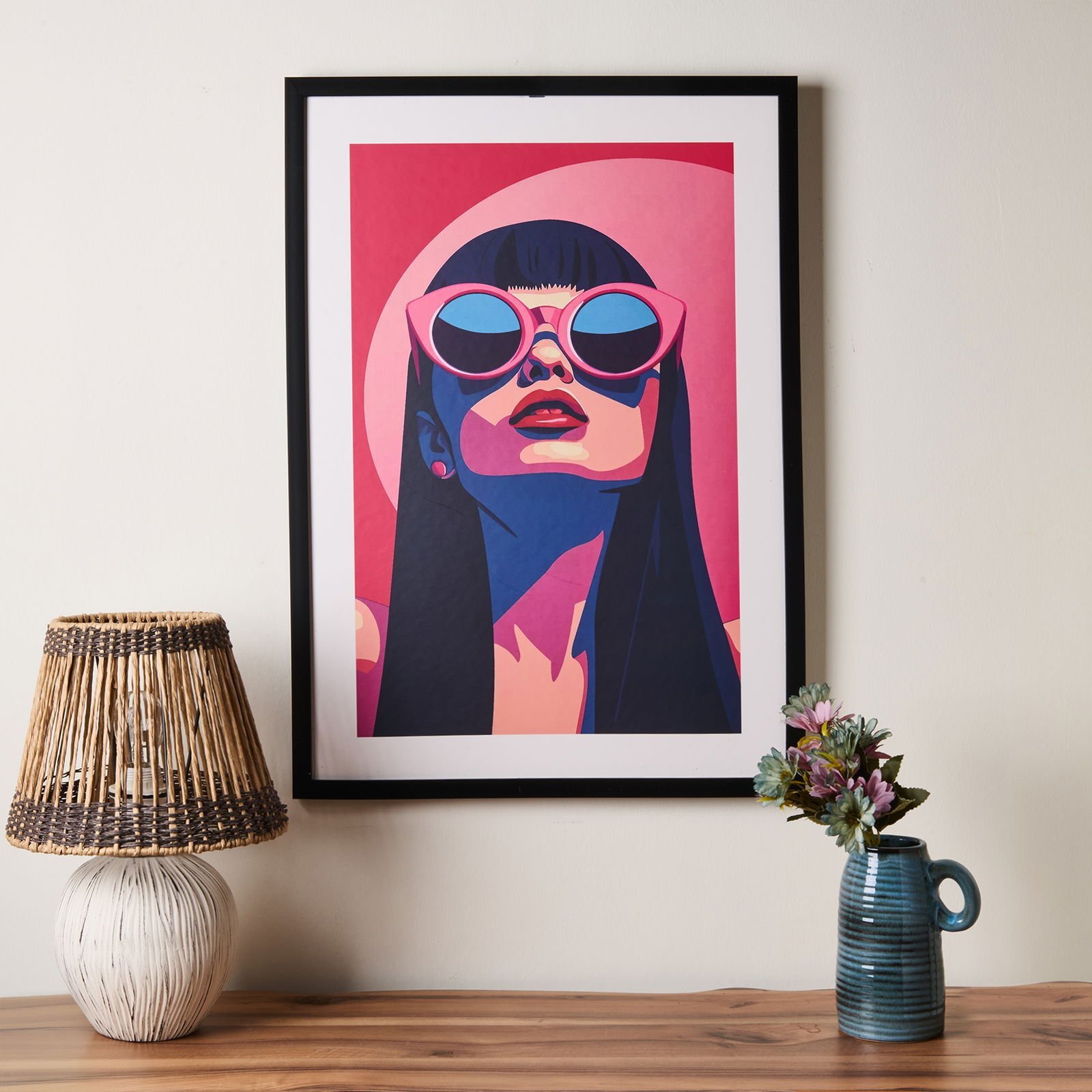 Deco Camila Tablo - Renkli - 70x50 cm