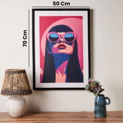 Deco Camila Tablo - Renkli - 70x50 cm