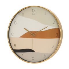 Pino Camlı Duvar Saati - Renkli - 42 cm