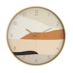 Pino Camlı Duvar Saati - Renkli - 42 cm