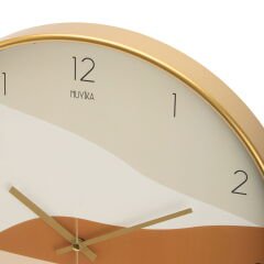 Pino Camlı Duvar Saati - Renkli - 42 cm