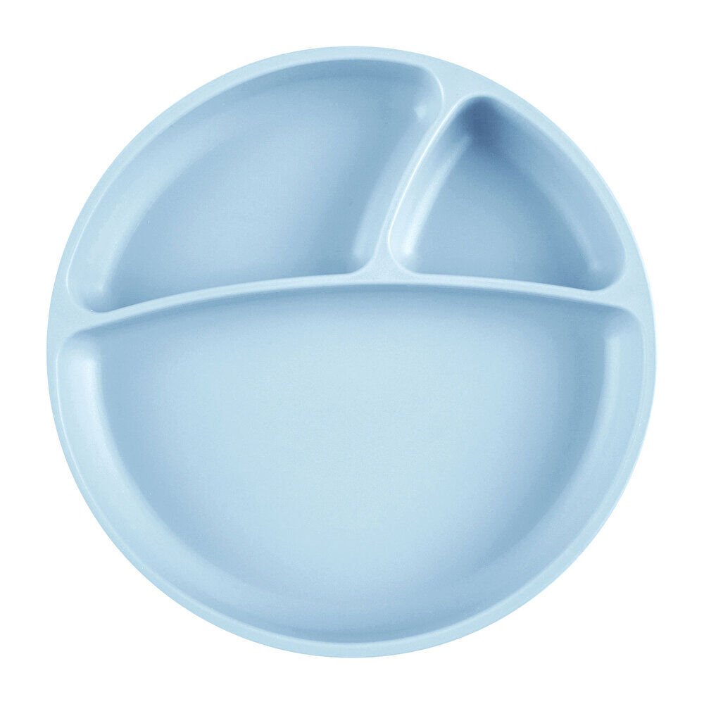 Porsiyon Vakumlu Mama Tabağı Mineral Blue 1 Adet