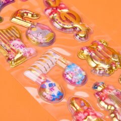 Müzik Temalı Shaker Sticker - Renkli