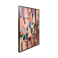 Deco Human Tablo - Renkli - 100x75 cm